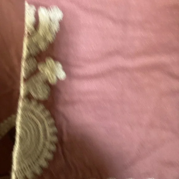 Khaadi Mauve Tunic with Cream embroidery and Trim - Picture 5 of 16